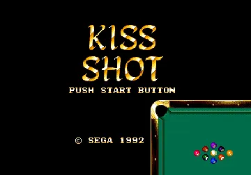 Kiss Shot (Japan) (SegaNet) screen shot title